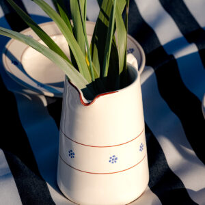 Italiensk keramik kande med Fiorina-blomster  | 18 CM